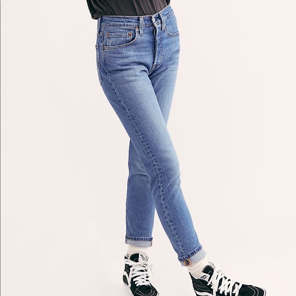 Levi’s 501 Lightly distressed jeans